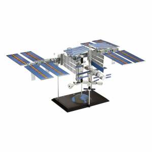 International Space Station ISS Maqueta 1/144 25th Anniversary Platinum Edition 74 cm