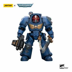 Warhammer 40k Figura 1/18 Ultramarines Terminator Squad Sergeant with Power Sword and Teleport Homer 12 cm