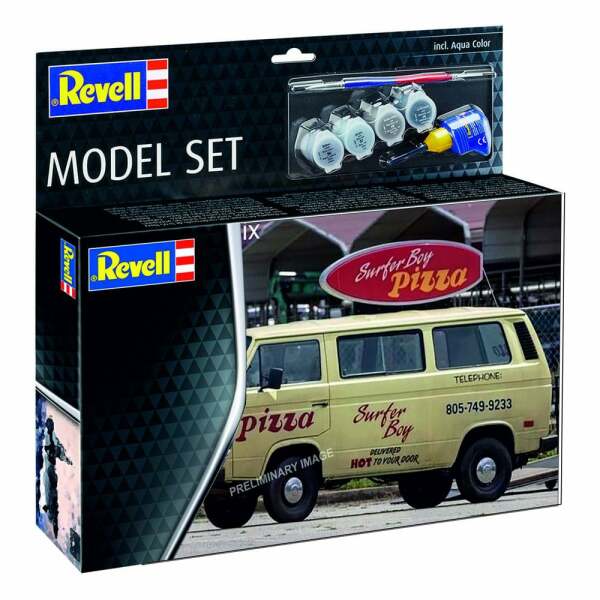 Stranger Things Kit completo de Maqueta 1/25 VW T3 Bus Surfer Boy 19 cm