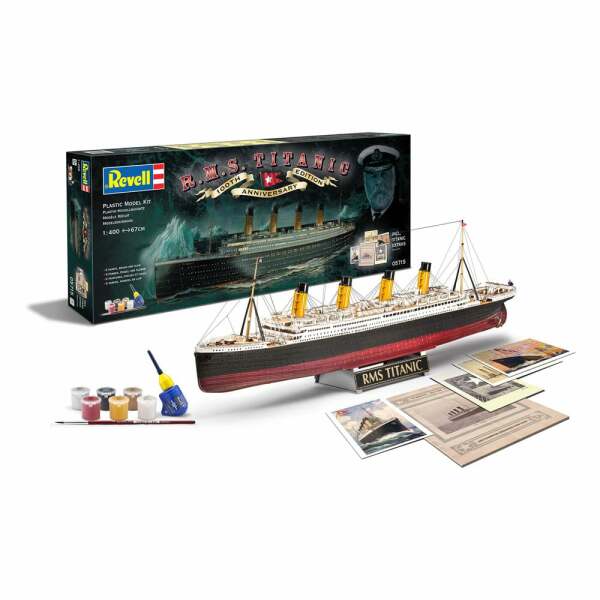 Titanic Kit completo de Maqueta 1/400 R.M.S. Titanic 100th Anniversary Edition 67 cm