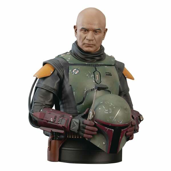 Star Wars: The Book of Boba Fett Busto 1/6 Boba Fett Unhelmeted 15 cm