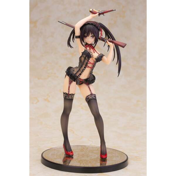 Date A Live Estatua 1/7 Kurumi Tokisaki Lingerie Ver. Black Special Edition 24 cm