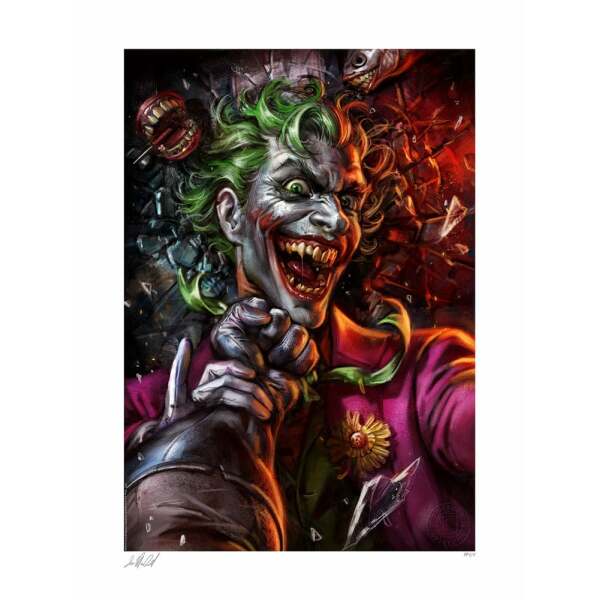 DC Comics Litografia Eternal Enemies: The Joker vs Batman 46 x 61 cm – sin marco