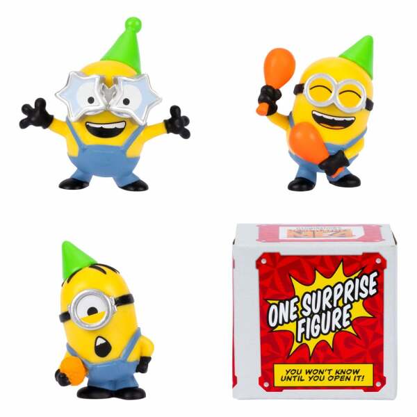 Despicable Me 4 Pack de 4 Figuras PVC Party Bus 5 cm