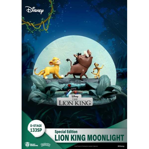 Disney Diorama PVC D-Stage El rey león Moonlight Special Edition 12 cm