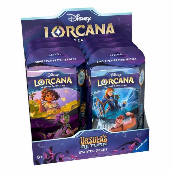 Disney Lorcana TCG Ursula’s Return Mazos de Inicio Expositor (8) *Edición Inglés*