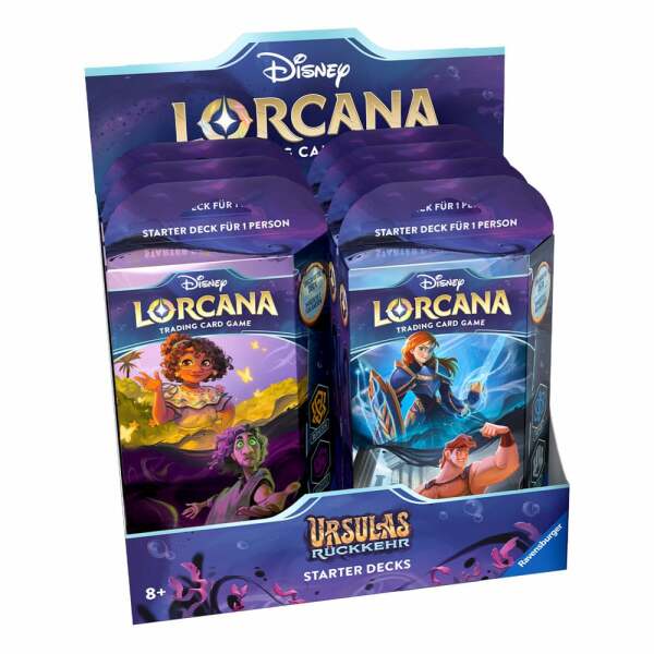 Disney Lorcana TCG Ursulas Rückkehr Mazos de Inicio Expositor (8) *Edición Alemana*