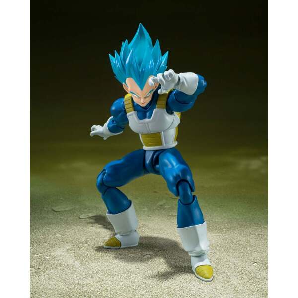 Dragon Ball Super Figura S.H. Figuarts Super Saiyan God Super Saiyan Vegeta -Unwavering Saiyan Pride- 14 cm