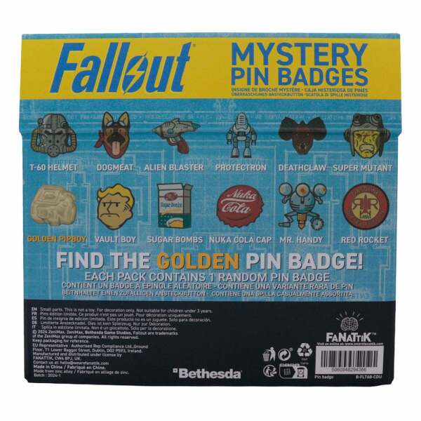 Fallout Chapas Expositor Mystery Pin Badge (12)