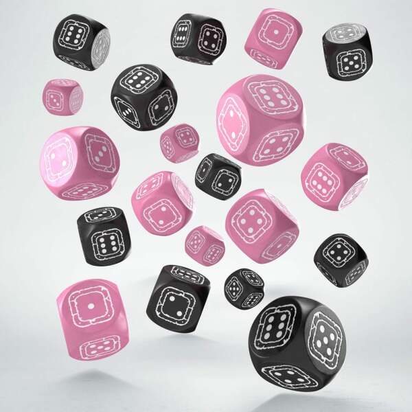 Fortress Compact D6 Pack de Dados Black&Pink (20)