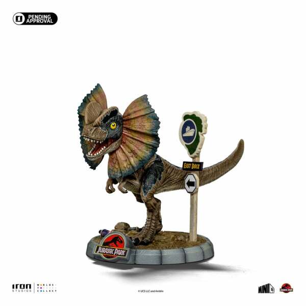 Jurassic Park Minifigura Mini Co. PVC Dilophosaurus 12 cm