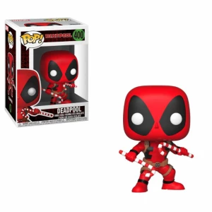 Marvel Comics POP! Marvel Holiday Vinyl Cabezón Deadpool (Candy Canes) 9 cm