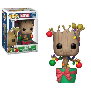 Marvel Comics POP! Marvel Holiday Vinyl Cabezón Groot (Lights & Ornaments) 9 cm