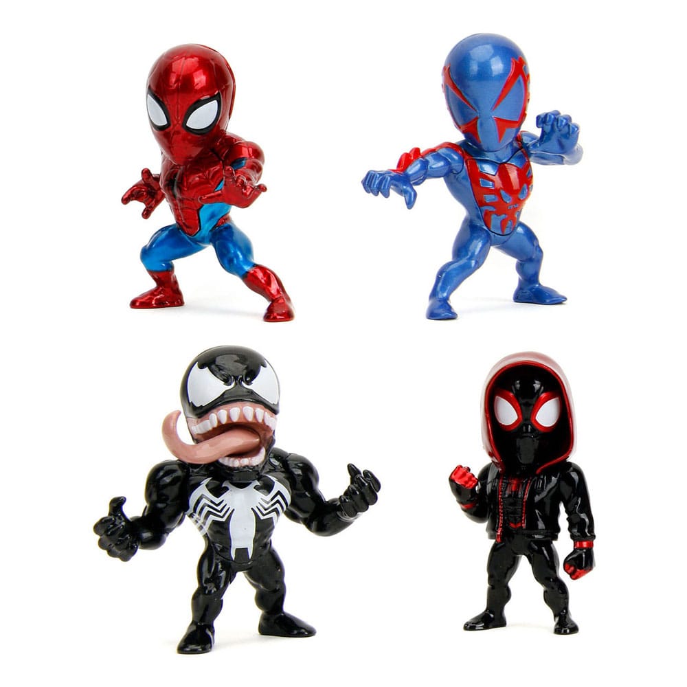 Marvel Comics Pack de 4 Figuras Nano Metalfigs Diecast Wave 1 4 cm