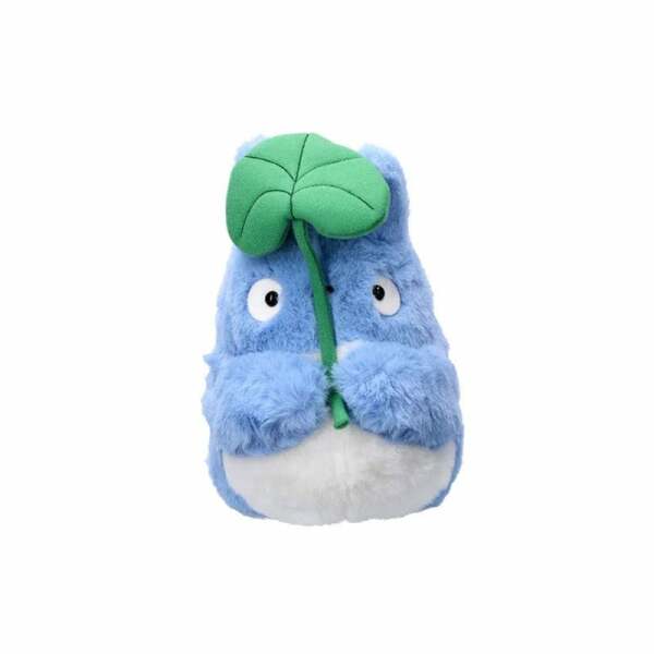 Mi vecino Totoro Nakayoshi Figura de peluche Medium Totoro with leaf 20 cm