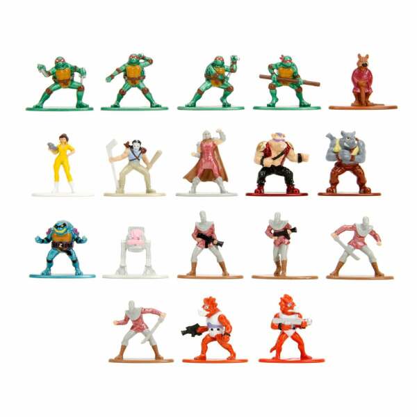 Minecraft Pack de 18 Figuras Nano Metalfigs Diecast Wave 2 4 cm