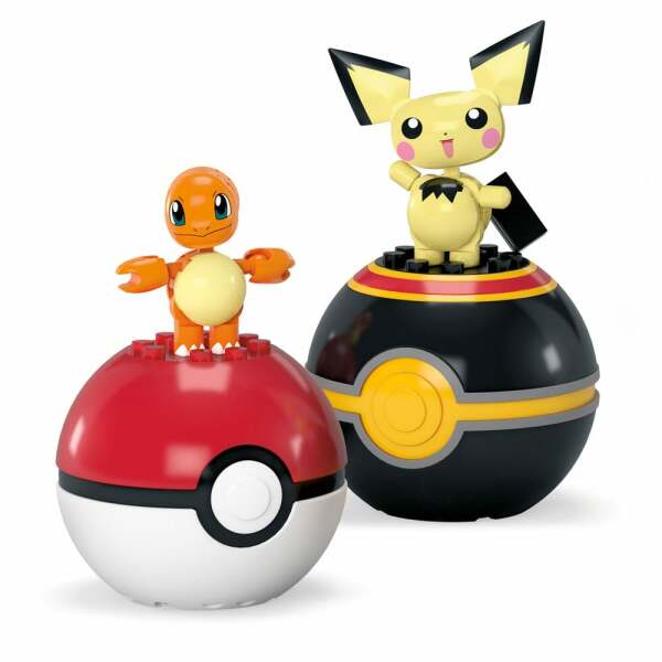 Pokémon Kit de Construcción MEGA Poké Ball Collection: Charmander & Pichu