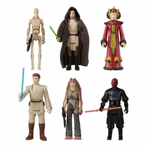 Star Wars Episode I Retro Collection Figuras The Phantom Menace Multipack 10 cm