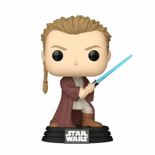 Star Wars: Episodio I – La amenaza fantasma Anniversary POP! Vinyl Figura Obi-Wan(Young) 9 cm