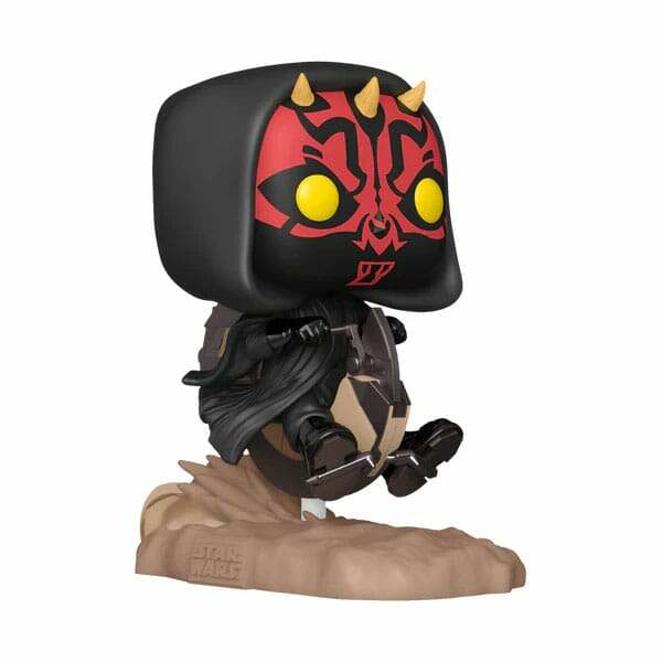 Star Wars POP! Rides Deluxe Vinyl Figura Darth Maul on Bloodfin 9 cm