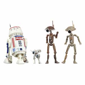 Star Wars: The Mandalorian Black Series Pack de 4 Figuras R5-D4, BD-72 & Pit Droids