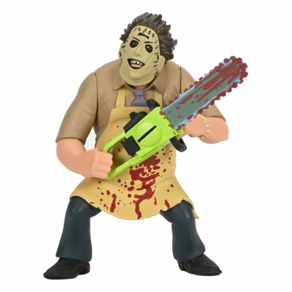 Texas Chainsaw Massacre Toony Terrors Figura 50th Anniversary Leatherface (Bloody) 15 cm