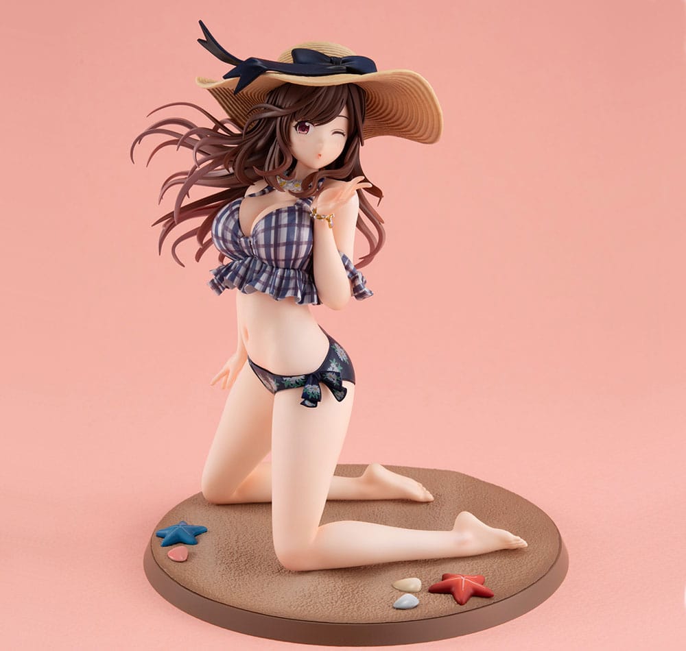 The Idolmaster Shiny Colors Estatua PVC  Kogane Tsukioka Be Bop Beach Ver. 17 cm