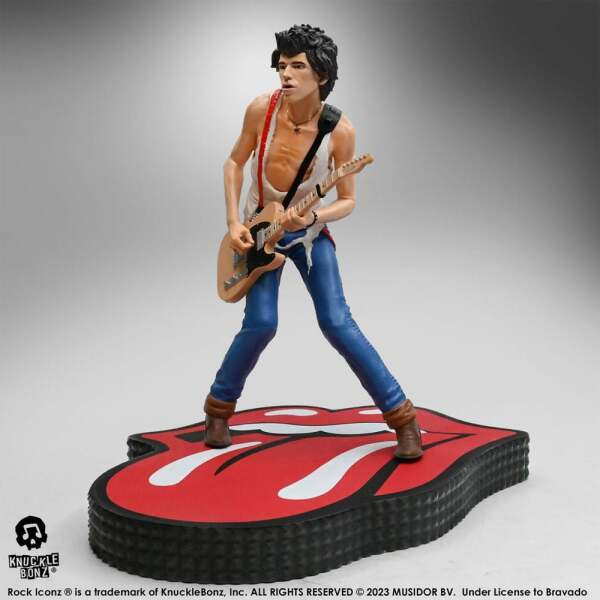 The Rolling Stones Estatua Rock Iconz Keith Richards (Tattoo You Tour 1981) 22 cm