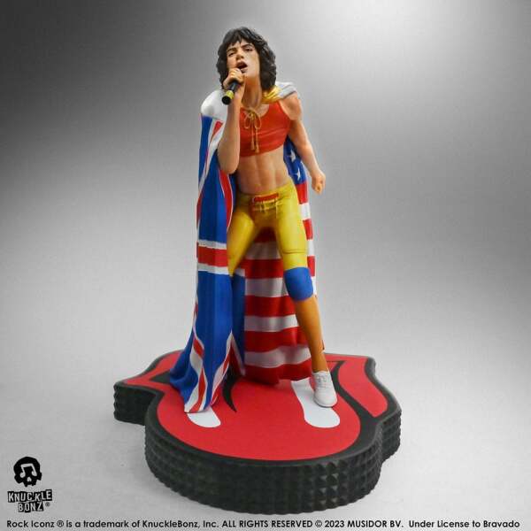 The Rolling Stones Estatua Rock Iconz Mick Jagger (Tattoo You Tour 1981) 22 cm