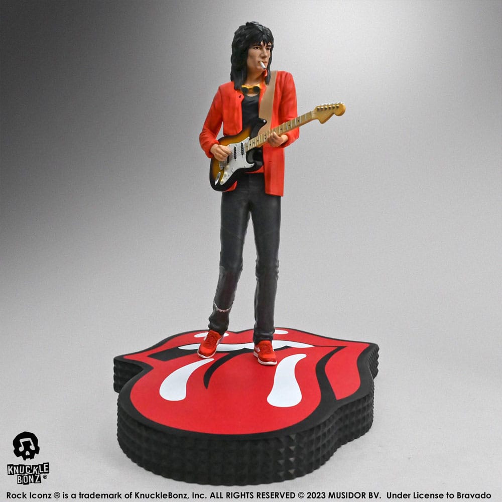 The Rolling Stones Estatua Rock Iconz Ronnie Wood (Tattoo You Tour 1981) 22 cm