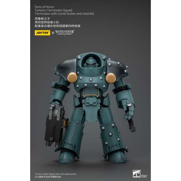 Warhammer The Horus Heresy Figura 1/18 Tartaros Terminator Squad Terminator With Combi-Bolter And Chainfist 12 cm