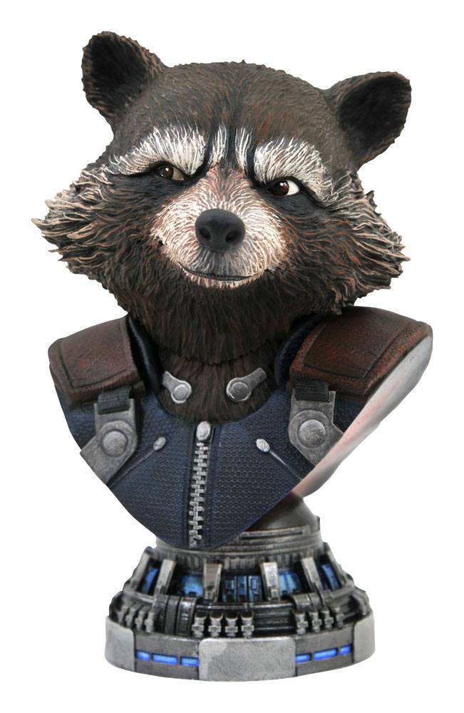 Vengadores: Endgame Legends in 3D Busto 1/2 Rocket Raccoon 20 cm