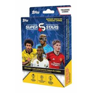 UEFA Champions League Super Stars 2023/24 Trading Cards Hanger Pack *Edición inglés*