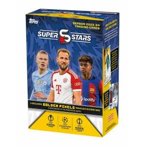 UEFA Champions League Super Stars 2023/24 Trading Cards Value Box *Edición inglés*