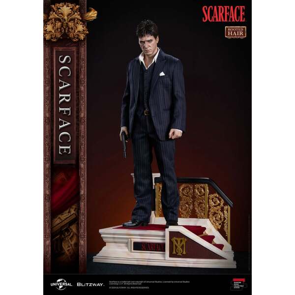 El precio del poder Estatua Superb Scale 1/4 Tony Montana (Rooted Hair Version) 53 cm