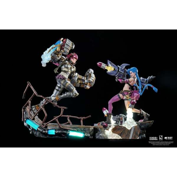 League of Legends Pack de 2 Estatuas 1/6 Vi & Jinx