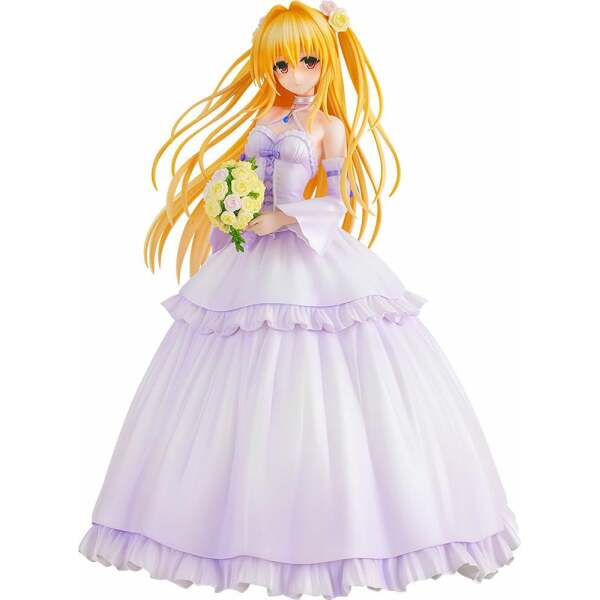 To Love-Ru Darkness Estatua PVC 1/7 Golden Darkness Wedding Dress Ver. 23 cm