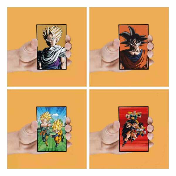 Dragon Ball Z Set de 4 Imanes