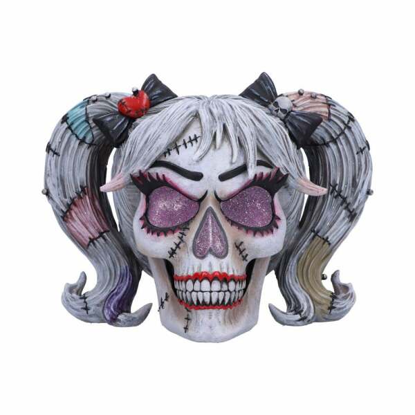 Drop Dead Gorgeous Figura Skull Pins and Needles 16 cm