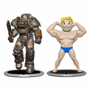 Fallout Pack de 2 Figuras Set E Raider & Vault Boy (Strong) 7 cm