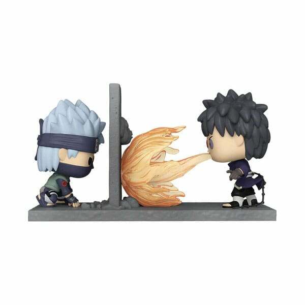 Naruto POP! Moment Vinyl Figuras Kakashi Vs Obito 9 cm