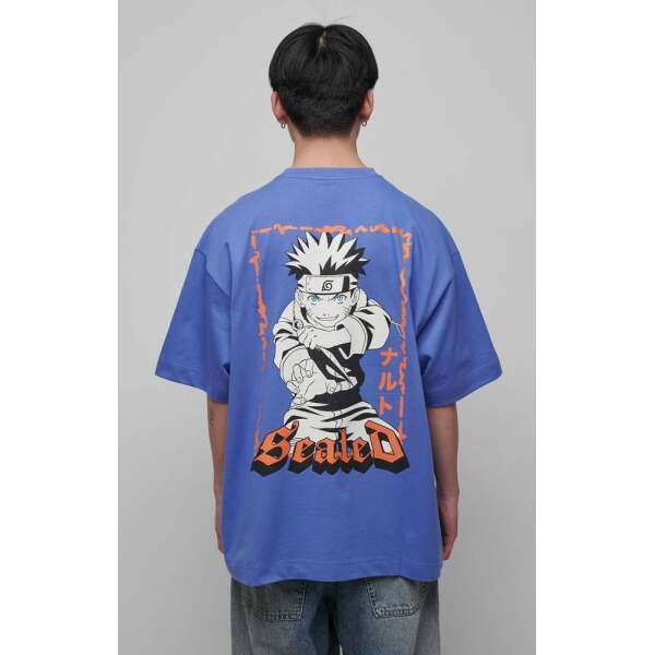 Naruto Shippuden Camiseta Graphic Blue talla L