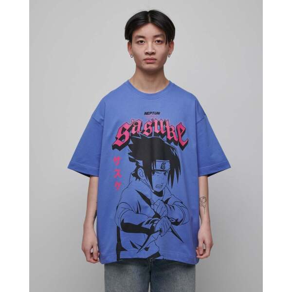 Naruto Shippuden Camiseta Graphic Sasuke talla L