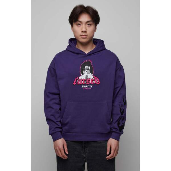 Naruto Shippuden Sudadera capucha Graphic Purple talla L