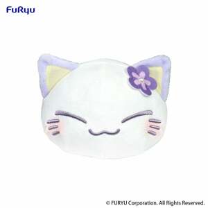 Nemuneko Cat Peluche Purple 18 cm