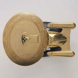 Star Trek: First Contact Mini Réplica Diecast SP 18K Gold USS Enterprise NCC-1701-D