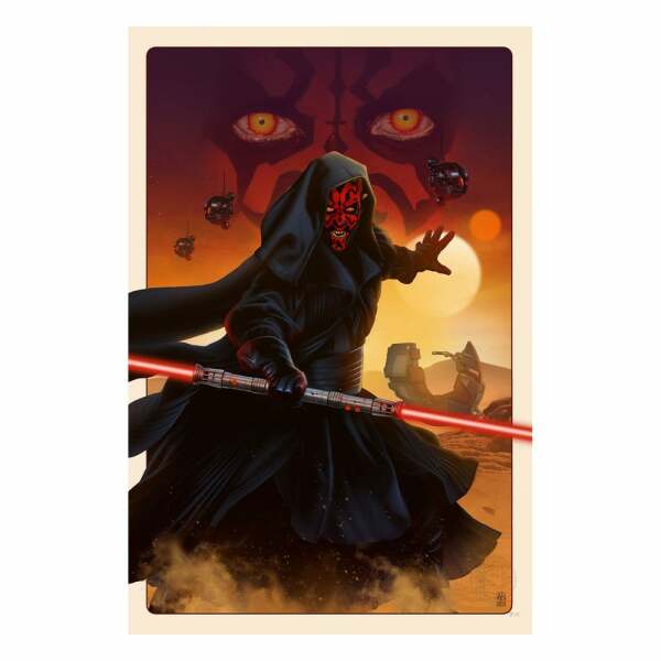 Star Wars Litografia Darth Maul: The Phantom Menace 41 x 61 cm – sin marco