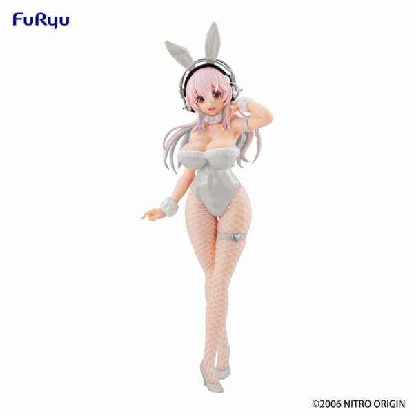 Super Sonico Estatua PVC BiCute Pearl White Ver. 30 cm