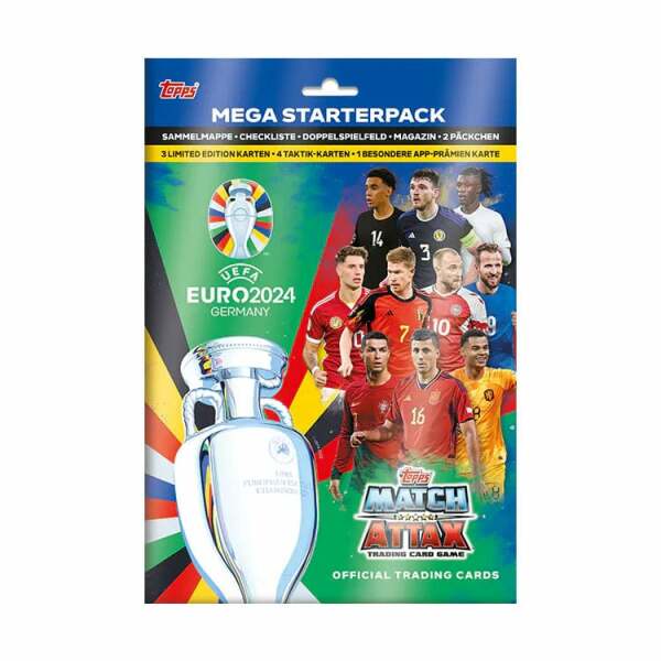 UEFA EURO 2024 Trading Cards Mega Starterpack *Edición Alemana*