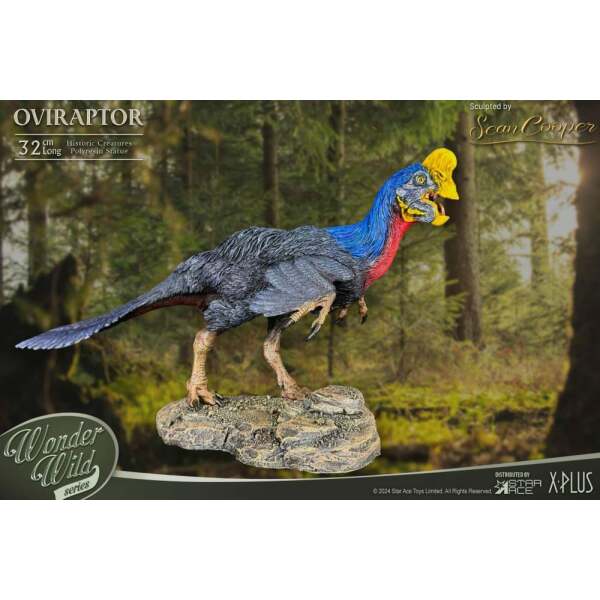 Wonders of the Wild  Estatua Oviraptor 32 cm